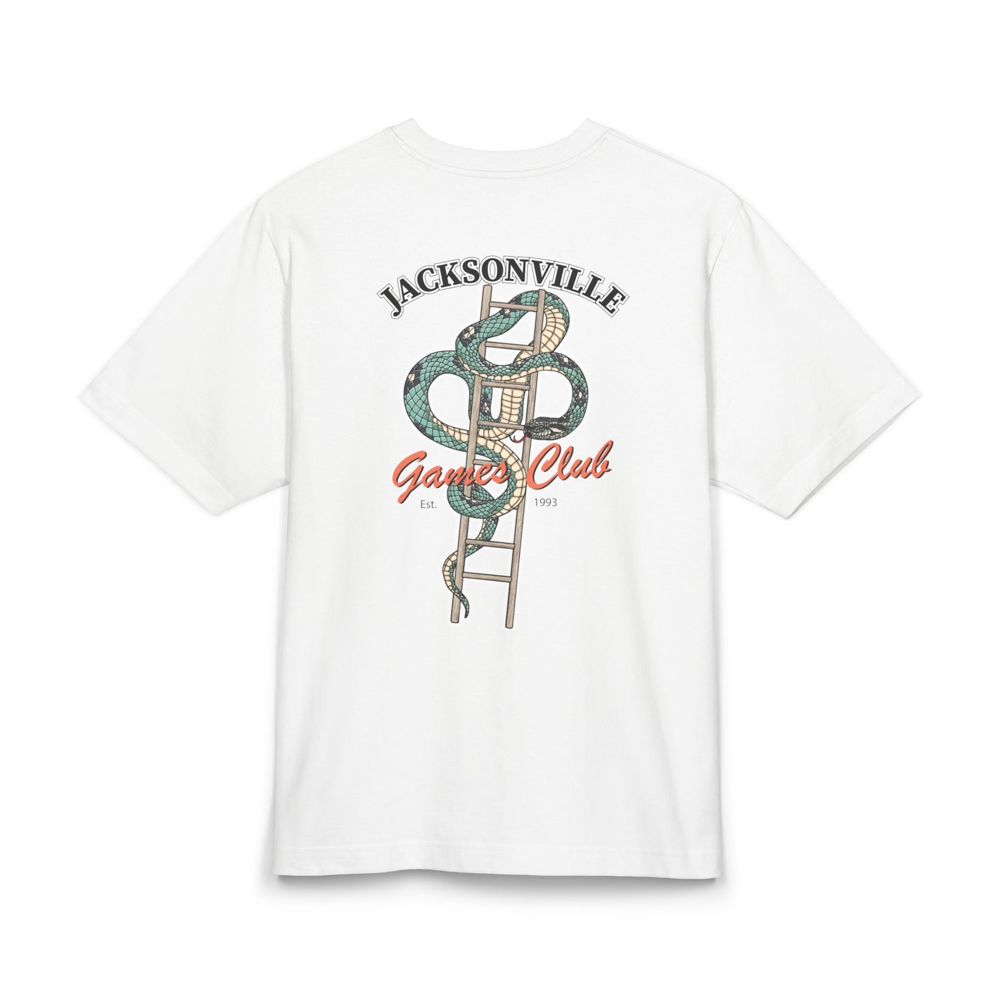 Jacksonville Games Club T-shirt.